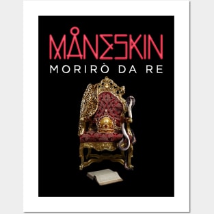 MANESKIN - MORIRO DA RE Posters and Art